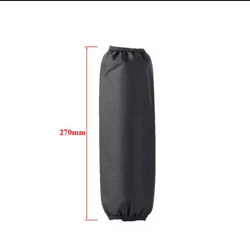 E-bike rear shock suspension cover