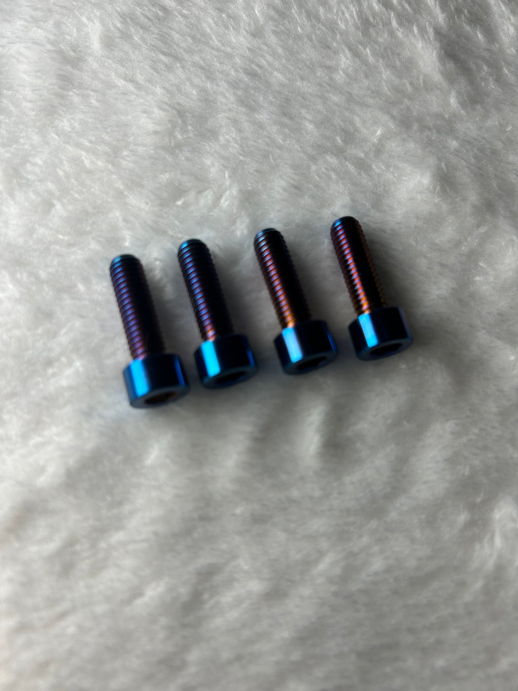 Talaria X3 Triple clamp titanium bolts (set of 4)
