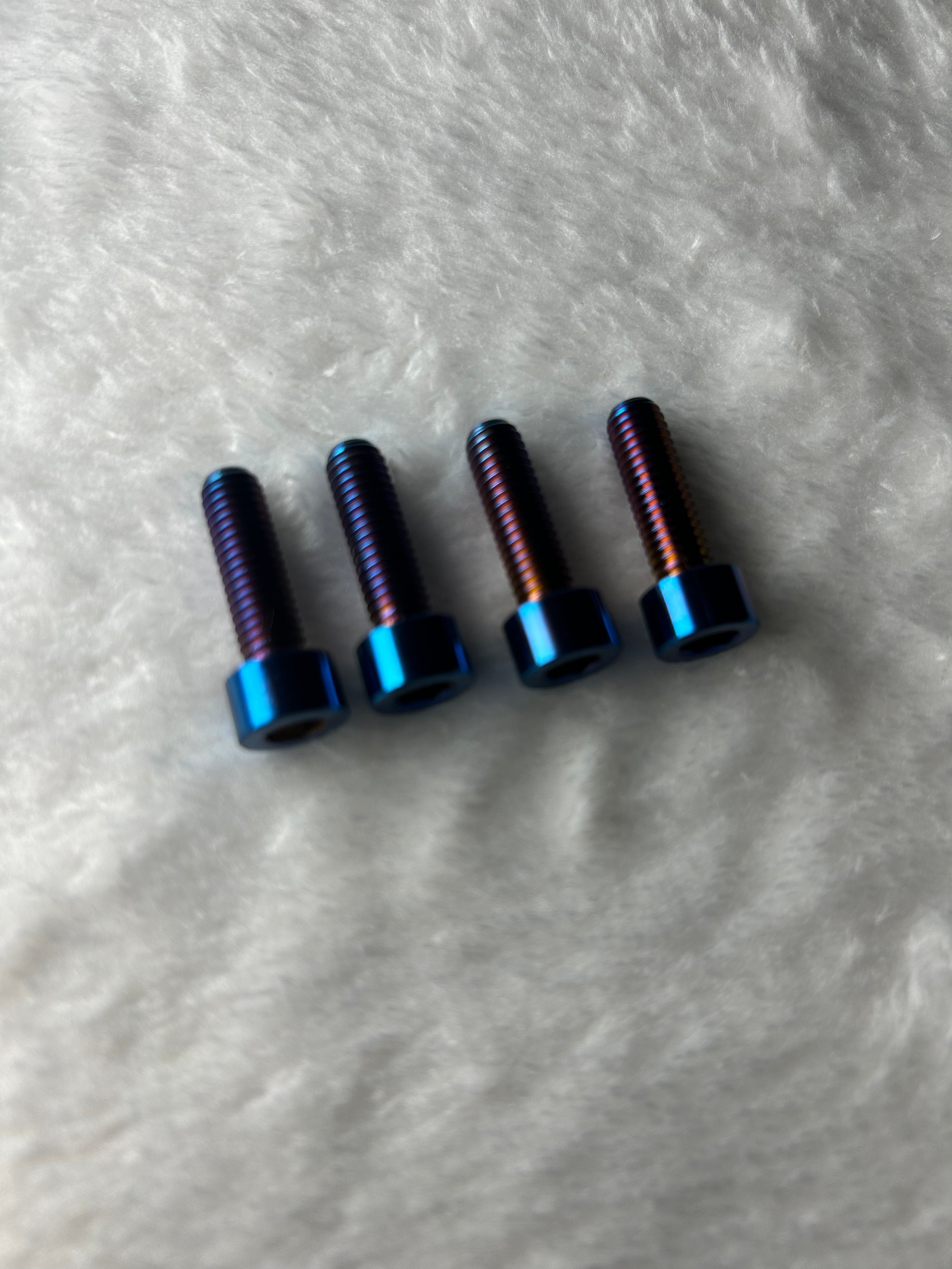 Talaria X3 Triple clamp titanium bolts (set of 4)